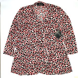 NWT Kasper Open Front Cardigan Jacket Blazer